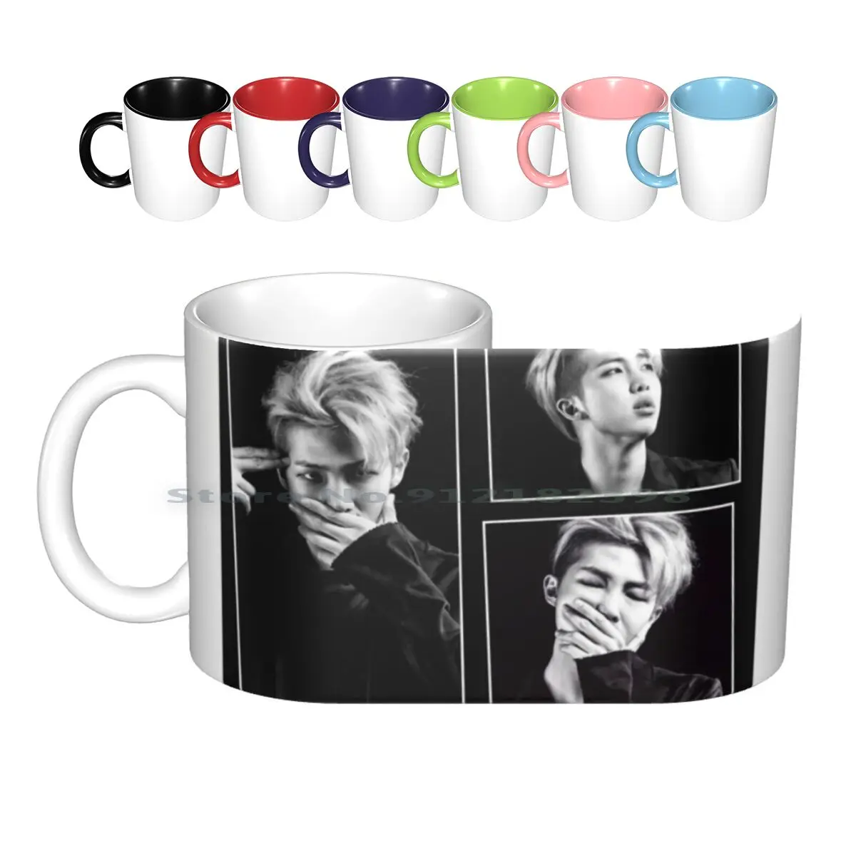 Rm Rap Monster Ceramic Mugs Coffee Cups Milk Tea Mug Rm Kim Nam Jun Kim Nam Joon Jin Jin Kim Suk Jin Suga Min Yun Gi Min Yoon