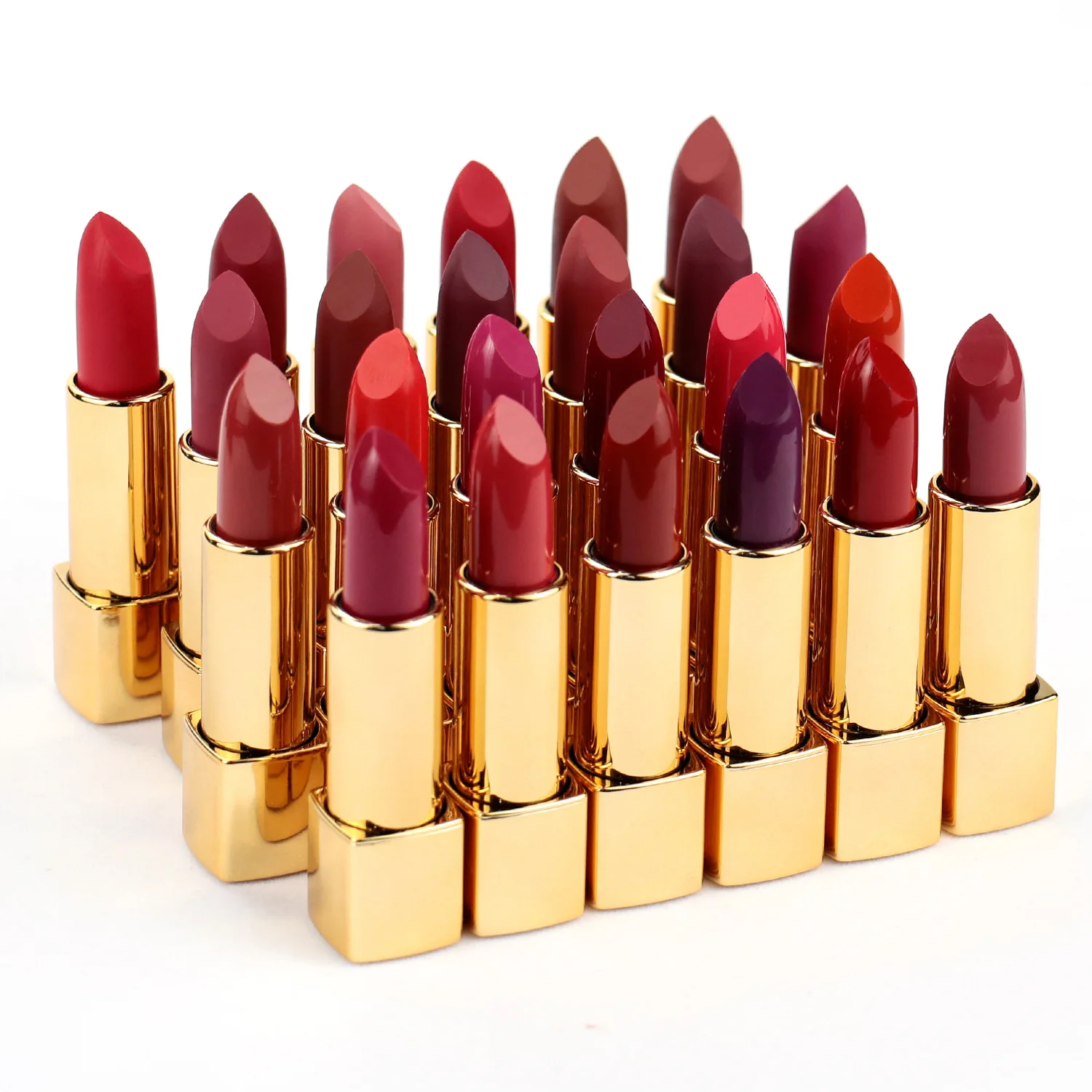 

50pcs/lot Custom Logo Lipstick Wholesale Matte Lipsticks Waterproof Long Lasting Lip Makeup Private Label Cosmeitcs