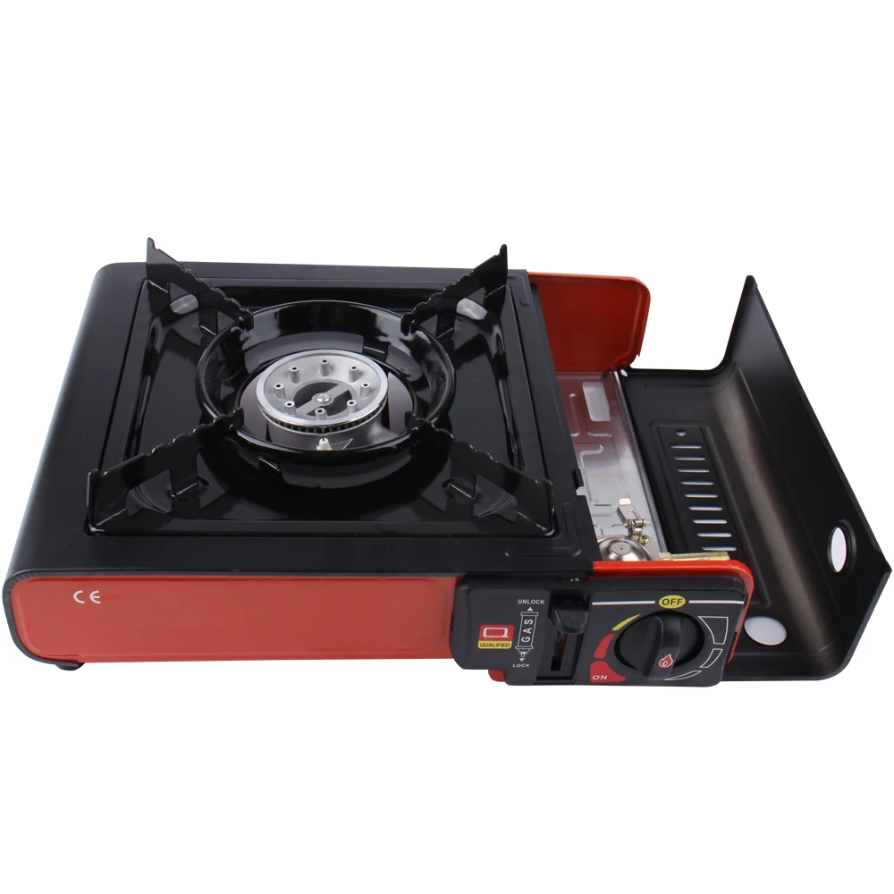 Outdoor Portable Foldable Gas Stove Dual Use Hiking Set Camping Stove Equipment for Hiking Trekking Picnic Party