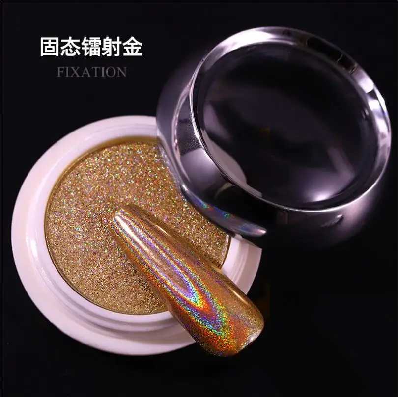 Nail Shimmer Powder Shining  Metal Mirror Effect Nail Chrome Pigment Dust Nail Art Decoration T1758