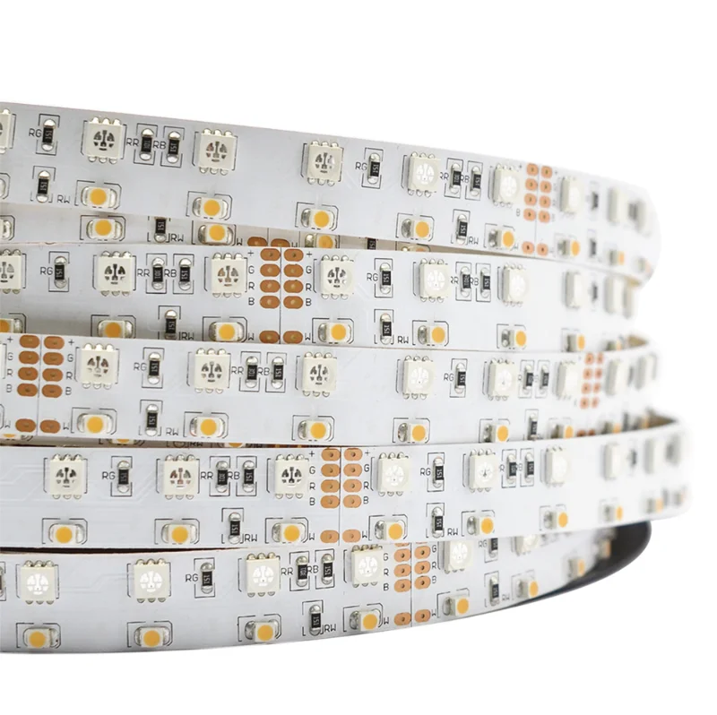 5m a roll/ a lot,  rgbw led strip,  60pcs 5050 and 60pcs 3528  led per meter, 24V