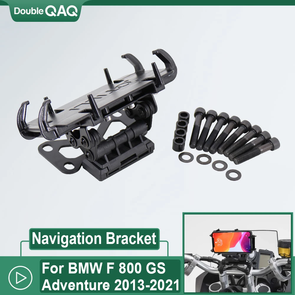 

NEW Motorcycle GPS Navigaton Plate Bracket Front Phone Stand Holder Phone For BMW F800GS Adventure