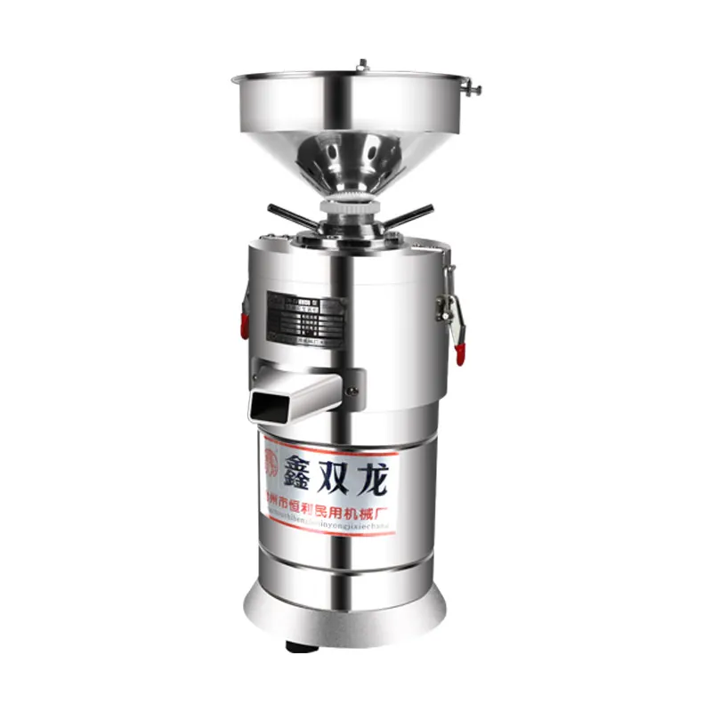 Máquina comercial de Tahini, Molinillo Eléctrico de mantequilla de cacahuete, pasta de sésamo, fabricante de leche de soja de acero inoxidable