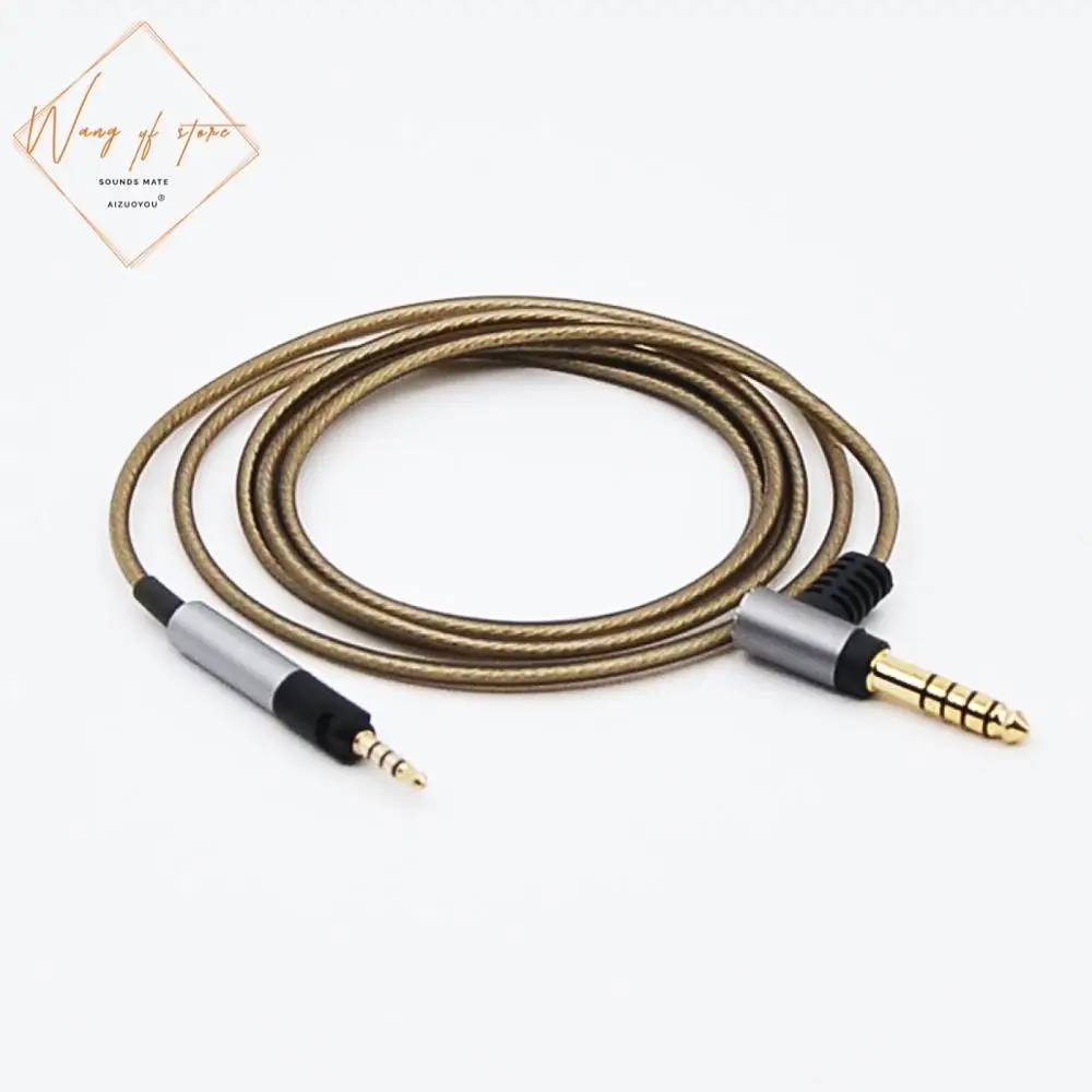 Hifi OFC Audio Cable For Sennheiser HD 595 558 518 598 Cs SE SR Headphone BALANCED 2.5mm 4.4mm Plugs Vol Remote Mic 3.5mm