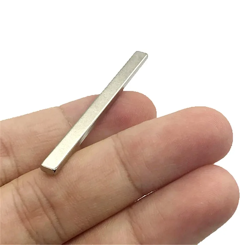 5-50P magnete 50x4x2mm foglio Super forte magnete in terre Rare spessore 2mm blocco magneti rettangolari al neodimio 50mm x 4mm x 2mm