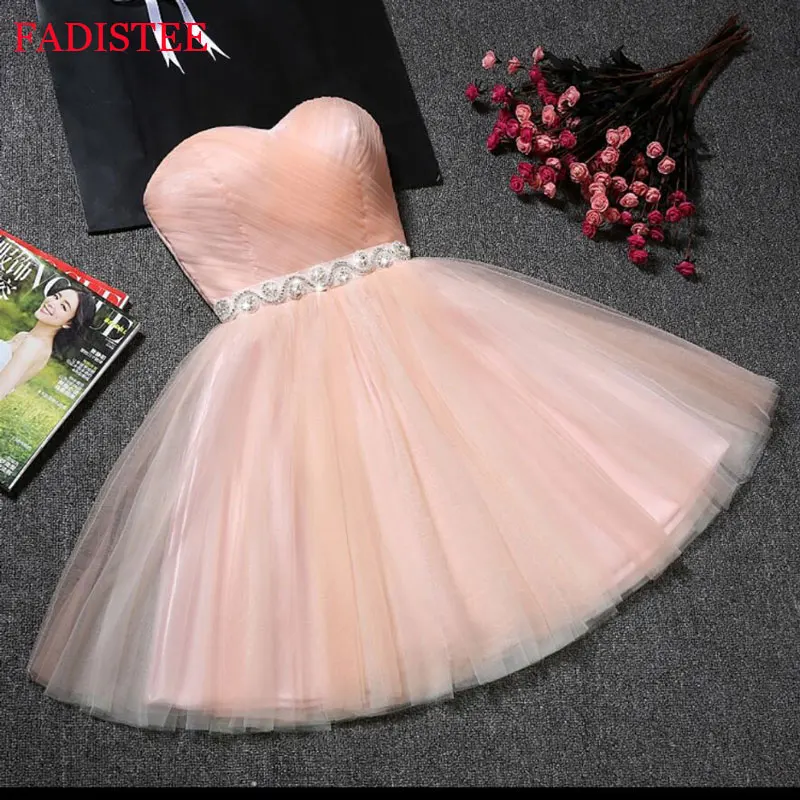 

Sexy Strapless Cocktail Dress Formal Tulle Evening Gown Mini Party Gown Robe De Soiree Vestidos De Fiesta De Noche Corto