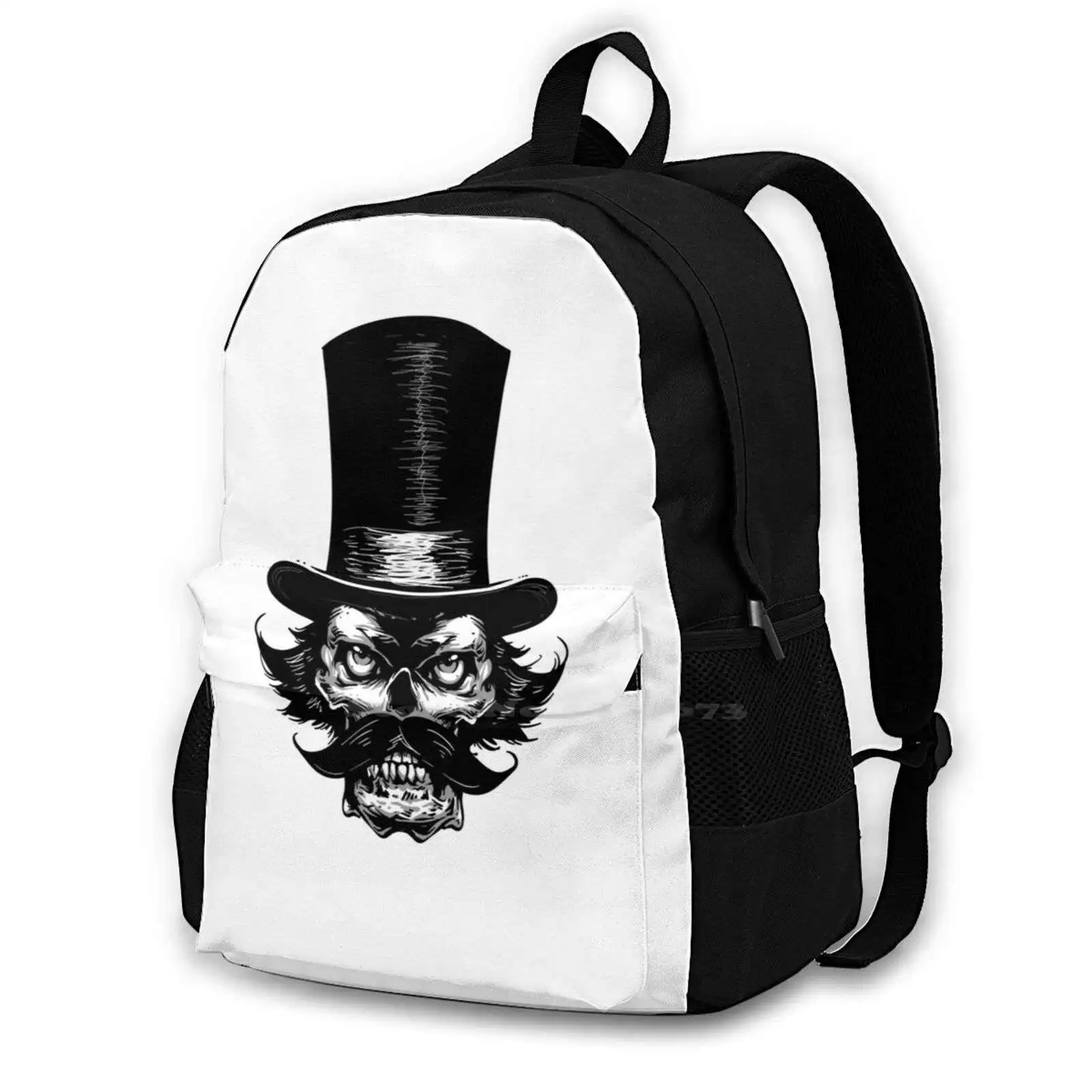 Gentleman School Bags For Teenage Girls Laptop Travel Bags Gentleman Horror Skeleton Halloween