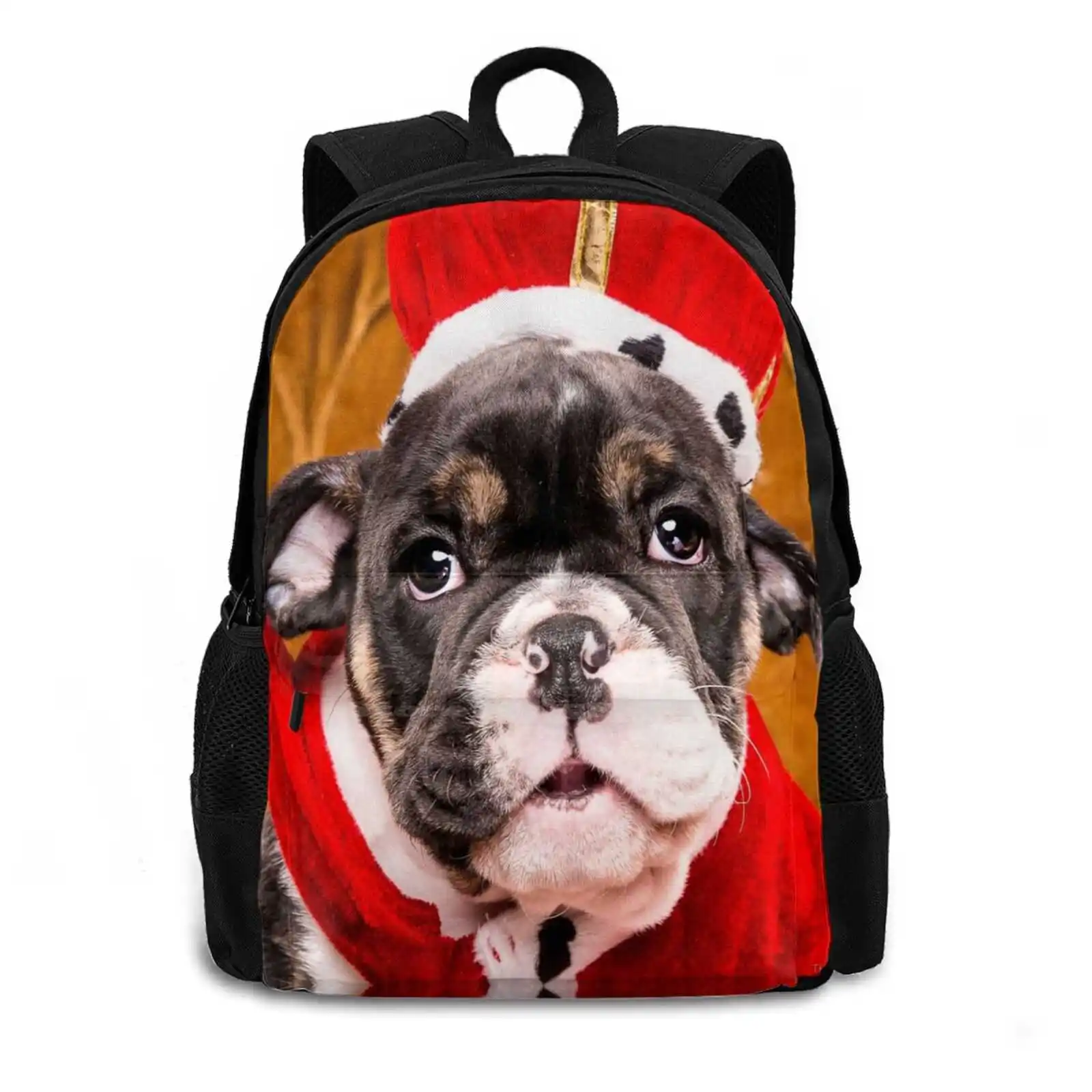 Prince Panda-The Aussie Bulldog School Bag Big Capacity Backpack Laptop Panda Prince Aussie Bulldog Puppy Cute