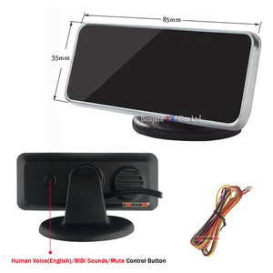 Koorinwoo Electromagnetic LCD Digitale Bildschirm Parksensoren 8 Hauptverkaufssensor Blind Point Retrovisor - №4