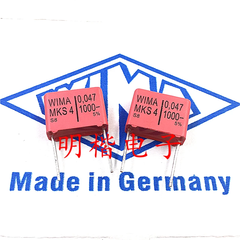 

20PCS/50PCS German original capacitance WIMA MKS4 1000V 0.047UF 1000V473 47NF foot from 15mm FREE SHIPPING