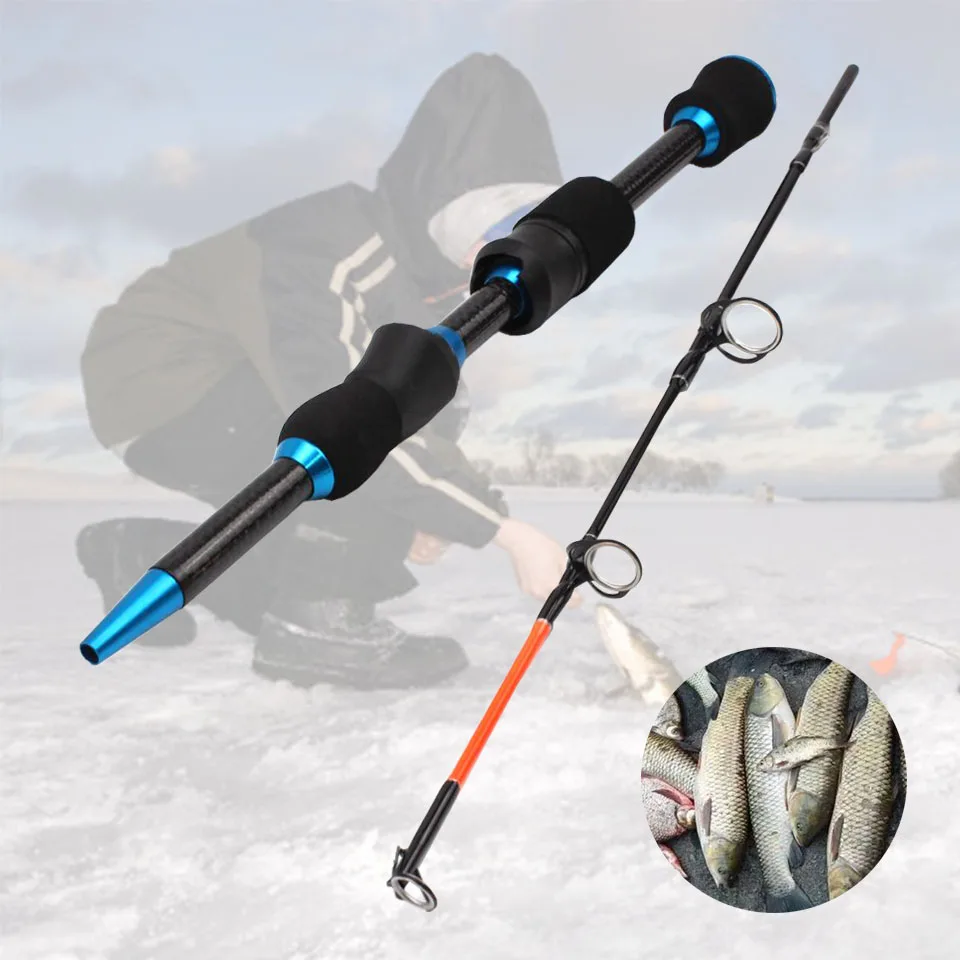 

65cmWinter Fishing Rods Ice Fishing Rods Fishing Reels Pen Pole Lures Tackle Spinning Casting Hard Rod zhao-77