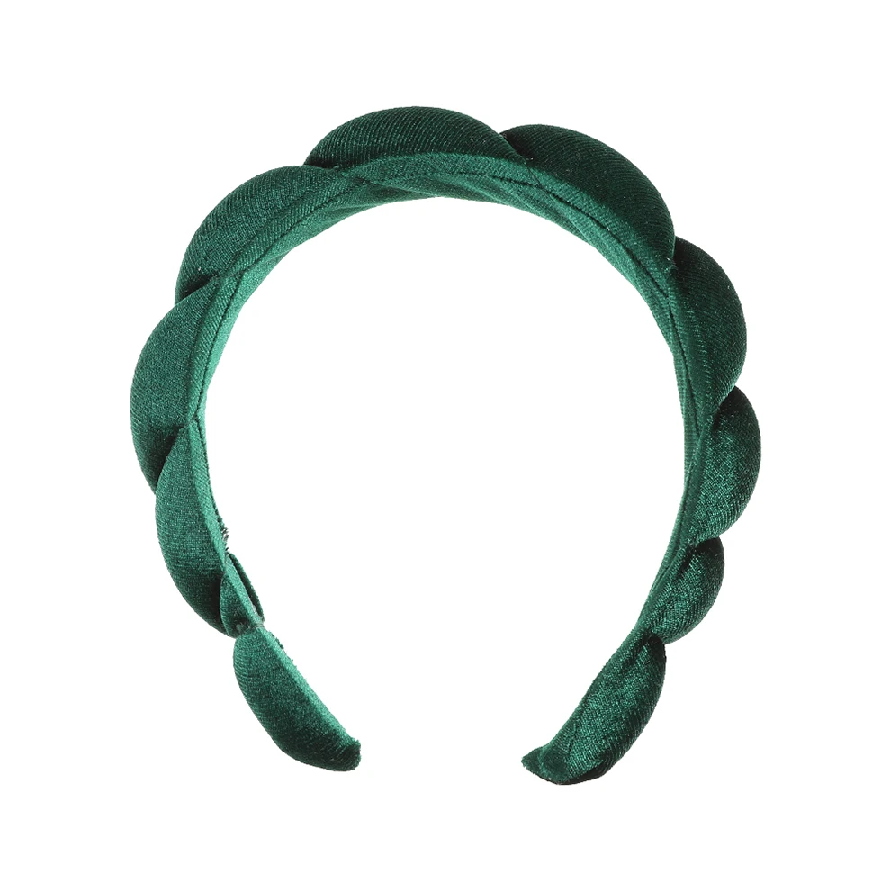 Molans Solid Color Padded Headband for Women Hair Bands Hoop Bezel Thick Velvet Hairband Sponge Hair Accessories Headwear