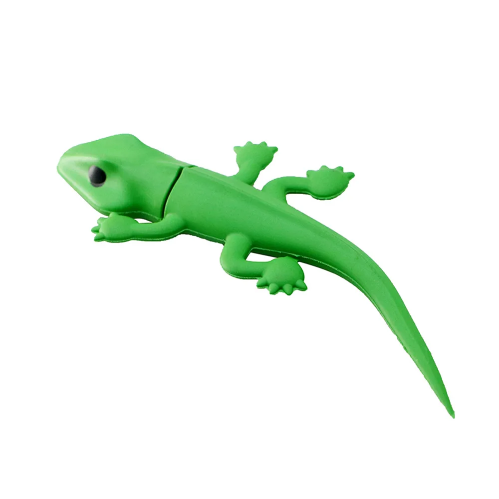Green Lizard Chameleon-محرك أقراص فلاش USB بسعة 4 جيجابايت و 8 جيجابايت ، ومحرك أقراص فلاش ، ووحدة تخزين الإبهام ، ومفتاح U ، وهدية إبداعية