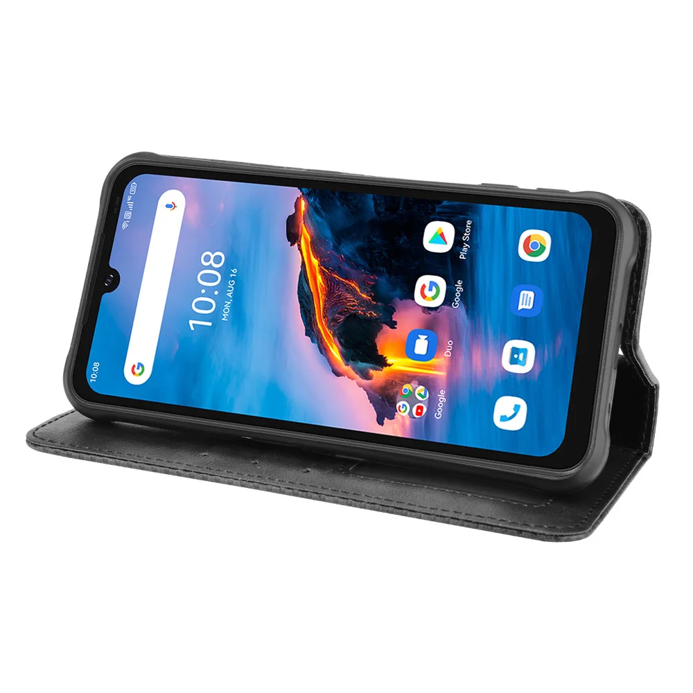 For Umidigi Bison Pro Case Premium Leather Wallet Leather Flip Case For Umidigi Bison Pro BisonPro Case 6.3\