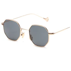 Woman's Fashion Metal Sunglasses Small in high quality with case Men's  Designer  Eye Glasses Square for Man Discount