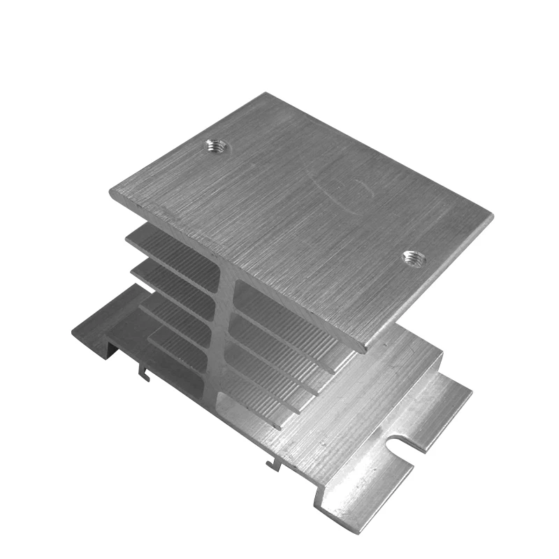 10A 25A  40A Single Phase  Aluminum Heat Sink  I-50 Din Rail Mount   Solid State Relay HeatSink SSR Radiator