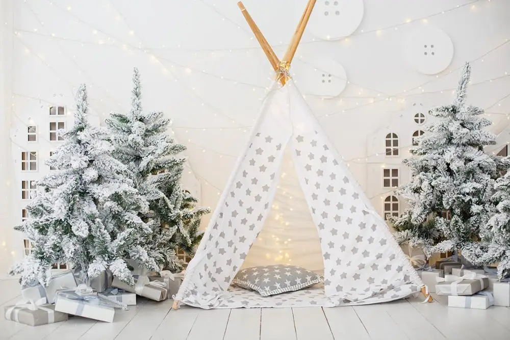 Planos de fundo para decoração de natal, planos de fundo para estúdio fotográfico, tenda de acampamento para crianças selvagens, fotogrpahya