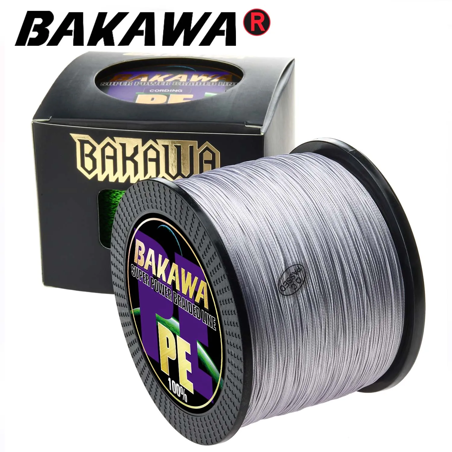 BAKAWA 8 Strands Speckle PE Braided Fishing Line 300M 500M 1000M 150M 100M X8  Tresse Peche Saltwater Weave Multifilament Pesca