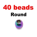 Round black