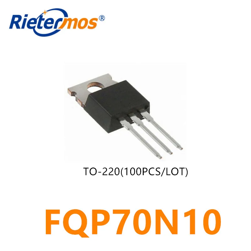 

100 шт FQP70N10 70N10 TO220 Сделано в Китае