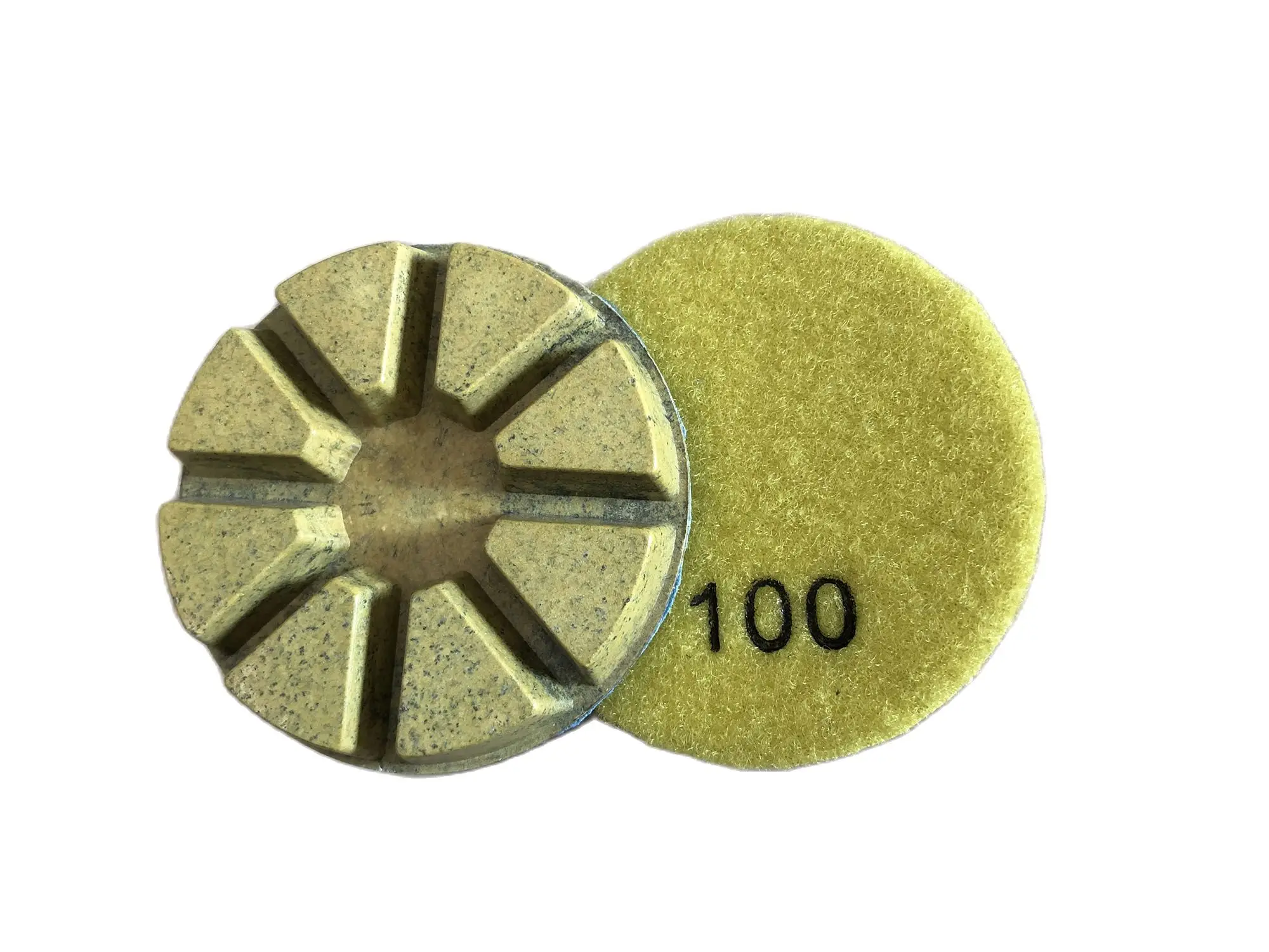 

3 Inch 80mm Abrasive Diamond Renew Floor Wet Polishing Pad Metal Grinding Pad For Stone Marble Granite Terrazzo Concrete Floor