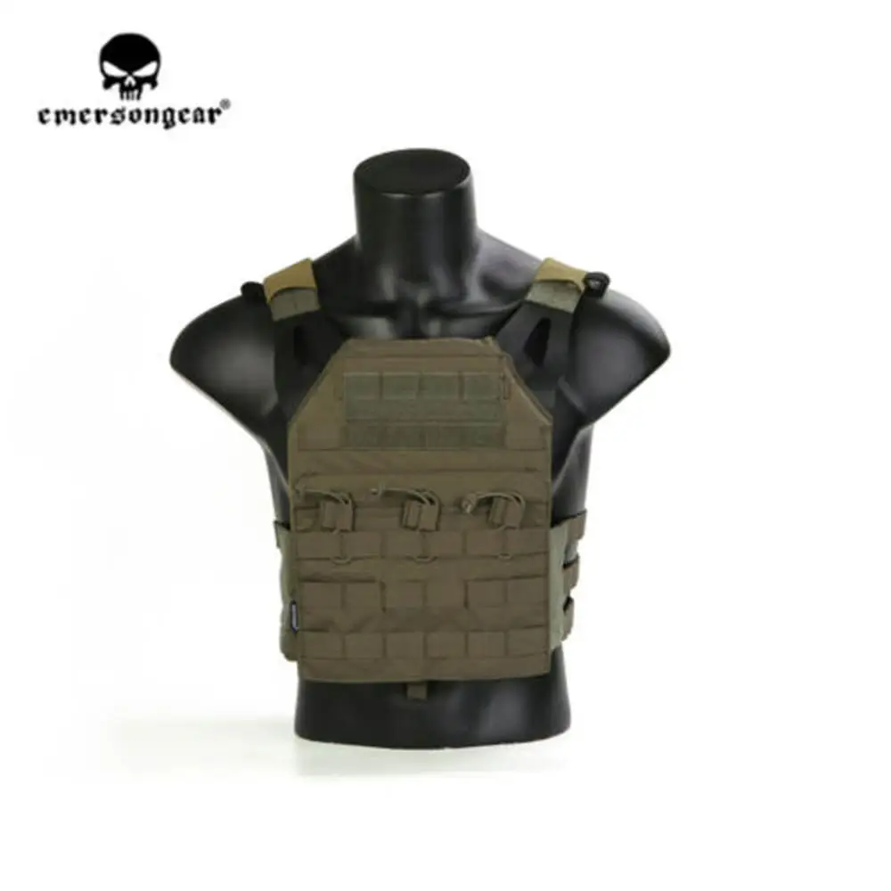 Emersongear JPC Combat Vest Simplified Version Tactical Jumper Carrier Back Support EM7344RG