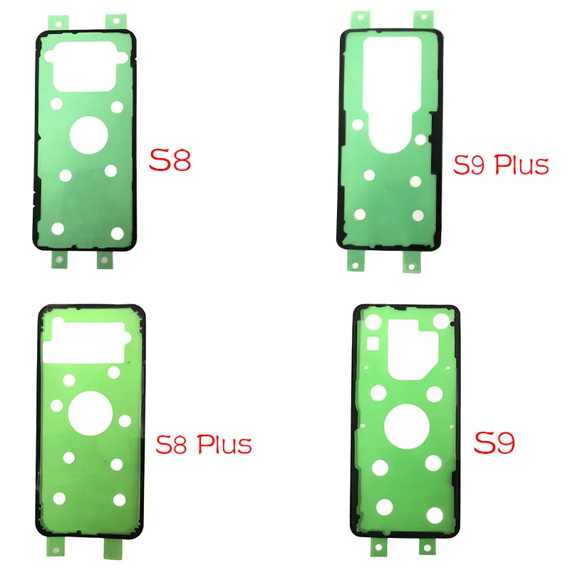 Waterproof Glue Back Battery Glass Cover Sticker For Samsung S8 S9 S10 S20 Plus S10e S7 S7 Edge Note 5 8 9 S20 Ultra