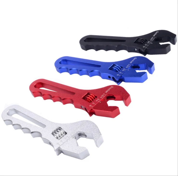 Hose end Fitting Tool Aluminum 3AN-16An  Adjustable AN Wrench AN3-AN16 Adjustable Aluminum Wrench Fitting Tools Spanner