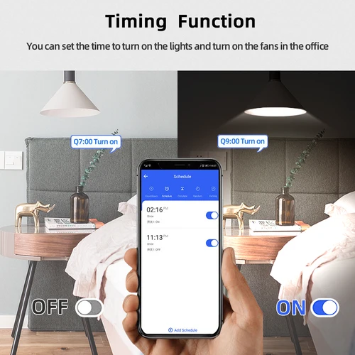 Imagen 2 del producto Controlador de Motor de casa inteligente Wifi de 4 canales, control remoto DC 12V 24V 32V 220V RF433, interruptor de relé de 4 canales para Alice Alexa,Tuya Smart Life
