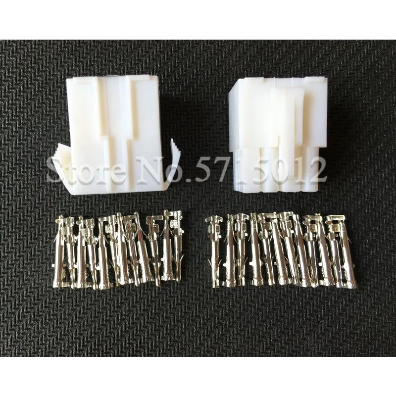 5set 12 Hole Female And Male Small Tamiya Connector Kits Mini Tamiya EL 4.5MM Socket Plug With 12 Way 12 Pin