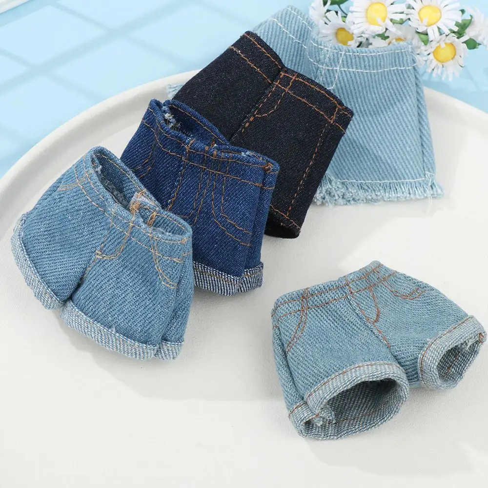 2022 mais novo multi estilo denim 11.5 "calças de brim bottoms shorts para roupas de boneca calças curtas para blythe 1/6 bonecas acessórios