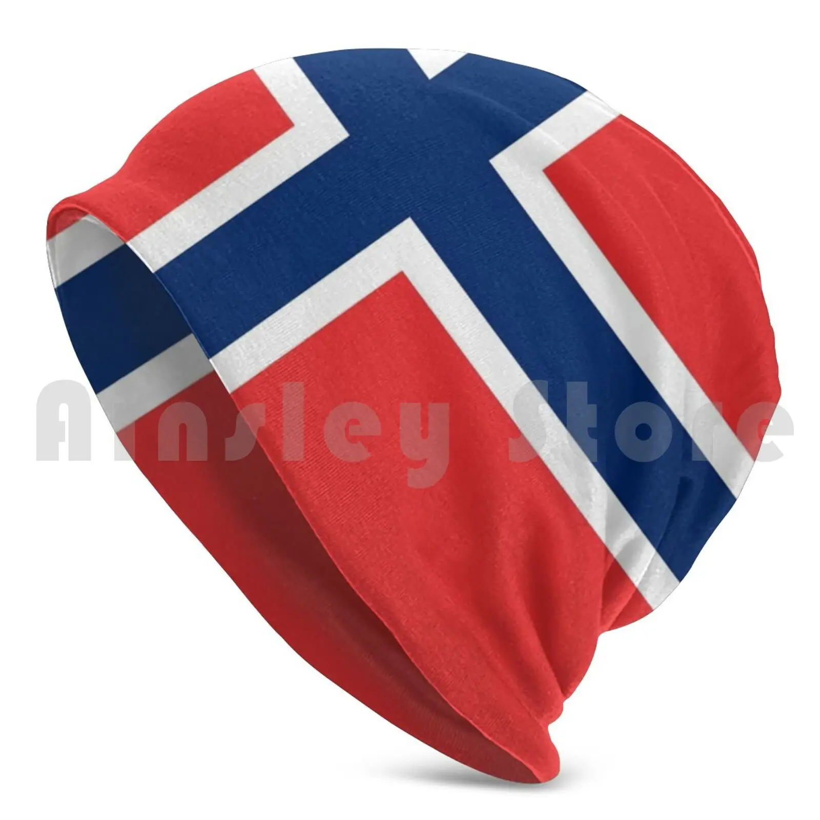 Norwegian Flag Beanies Pullover Cap Comfortable Norway Flag Norwegian Norges Flagg Scandinavia Europe Country Rich