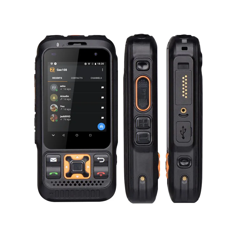 Inrico S100 Zello Radio GSM 4G LTE Network Poc Radio IP68 Waterproof SOS Android Mobile Phone Walkie Talkie PMR Radio