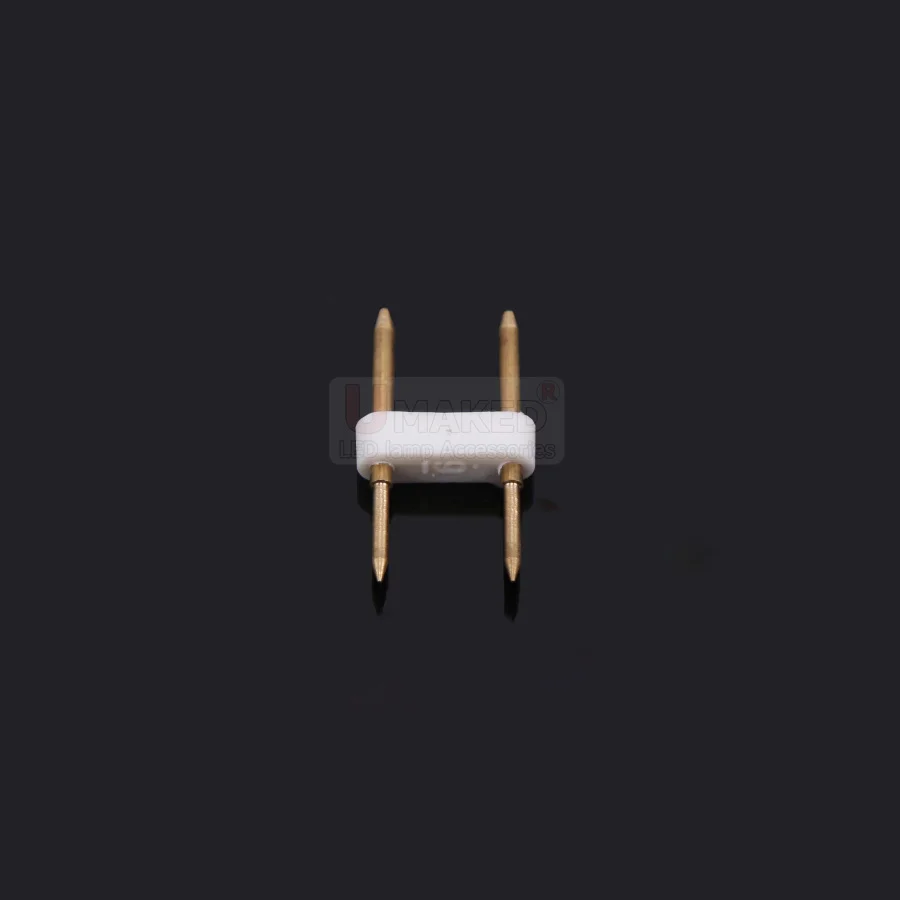 2 Pin / 4 pin Connector Recommend Accessory Copper pins Single Color RGB 110V 220V LED Strip