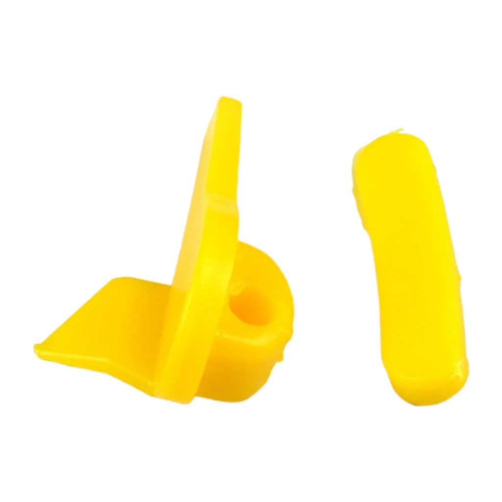 2x 53mm Yellow Wheel Protection Nylon Tire Changer Bird Head Pad Rim Protectors