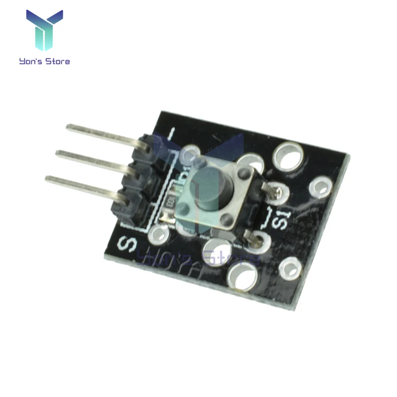 5Pcs KY-004 3 Pin Button Key Switch Sensor Module For Arduino DIY Starter Kit 6*6*5mm 6x6x5mm KY004