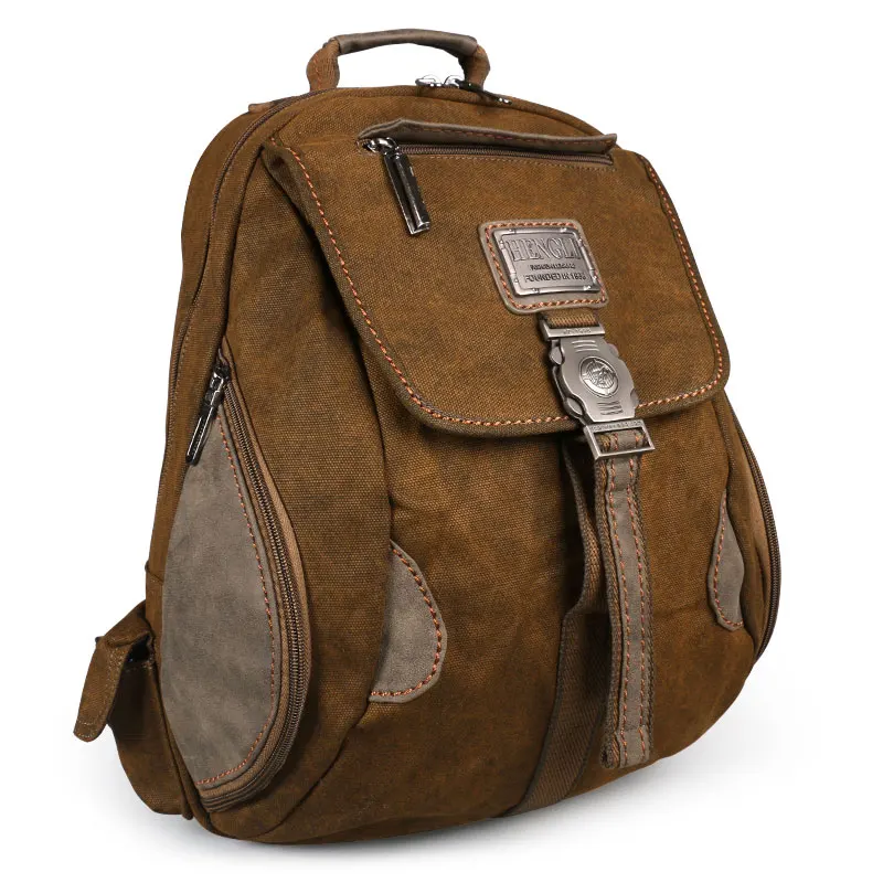 

Backpack Retro Canvas Vintage Backpack Men Teenage Boys Backpacks Students School Bag Travel Zipper Rucksack Men's backpack