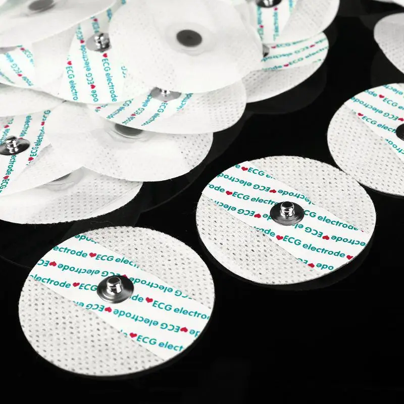 50pcs /100pcs ECG  Electrodes Medical Disposable Electrode Patch EKG Accessories Non-woven ECG Electrode Pads