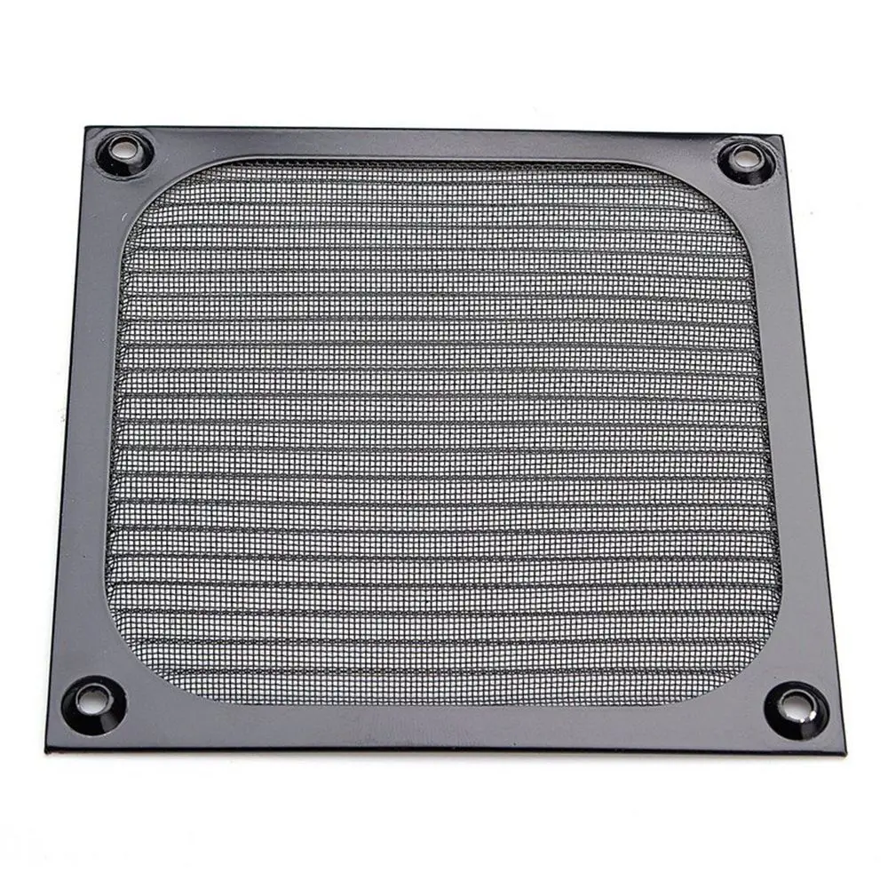 Ventilateur de refroidissement d'ordinateur, filtre anti-poussière, boîtier de protection, protecteur PC, grille de protection, ventilateur en aluminium, couvercle de filet anti-poussière, 12cm