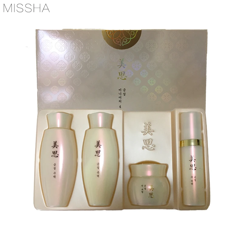 

MISSHA MISA Geum Sul Samples Kit Face Skin Care Day Cream/ Essence/ Emulsion/ Toner Serum Korean Anti-wrinkle Moisturizer Set