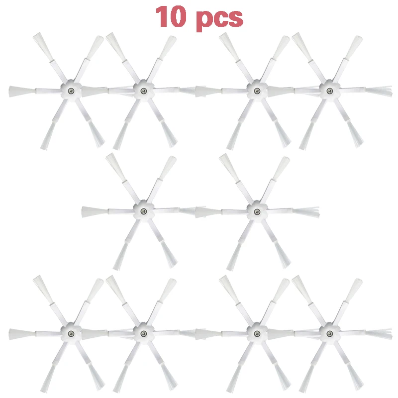 6/10 Chiếc 6 Cánh Tay Mặt Bàn Chải Dành Cho Xiaomi Roborock S50 S51 S55 Robot Hút Bụi Phần Thay Thế Mới Phong Cách Phụ Kiện