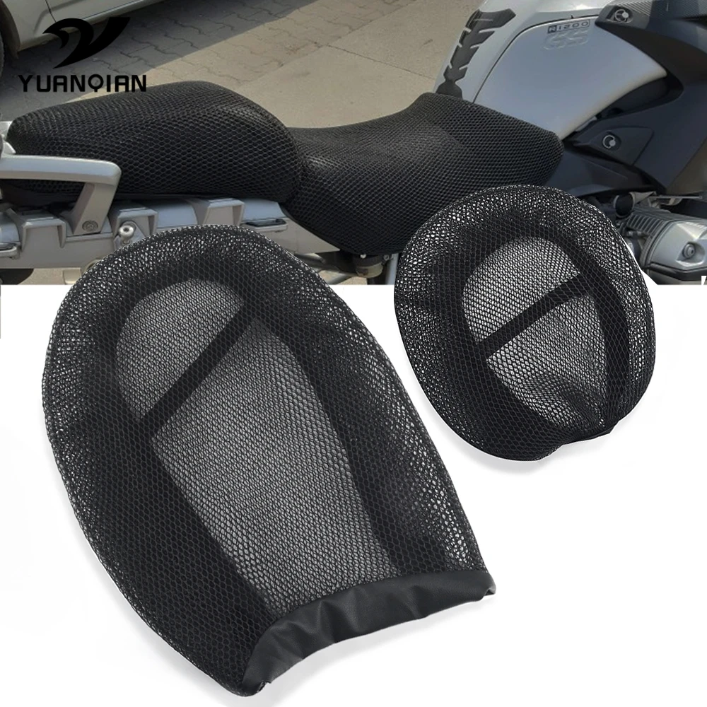 Breathable Cool 3D Mesh Motorcycle Moped cooter Seat Covers Cushion Anti-Slip Waterproof For BMW R1200GS 2006-2018 GS 1200 LC