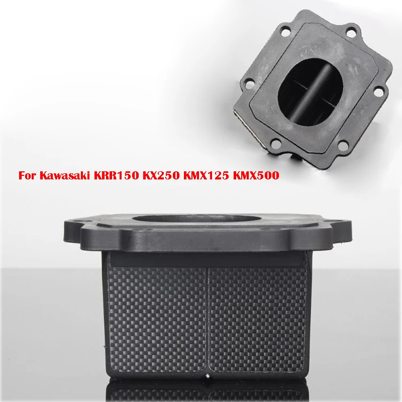 High Quality Motorcycle Intake Reed Valve Carbon Fiber For Kawasaki KRR150 KX250 KMX125 KMX500 KX125 KX KMX 125cc 250cc KDX 125