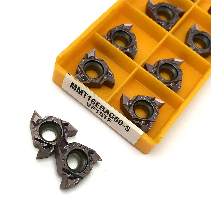 MMT16IR AG60-S VP15TF Ren Carbide Lắp Kim Loại Chất Lượng Cao Tiện Dụng Cụ 16IR AG60-S Chỉ Dụng Cụ Xoay Cắt