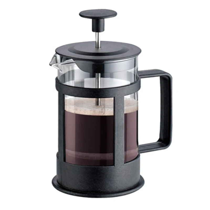 Prensa Francesa de café y té de vidrio de borosilicato grueso, prensa de café sin óxido y apta para lavavajillas, venta al por menor, 12Oz