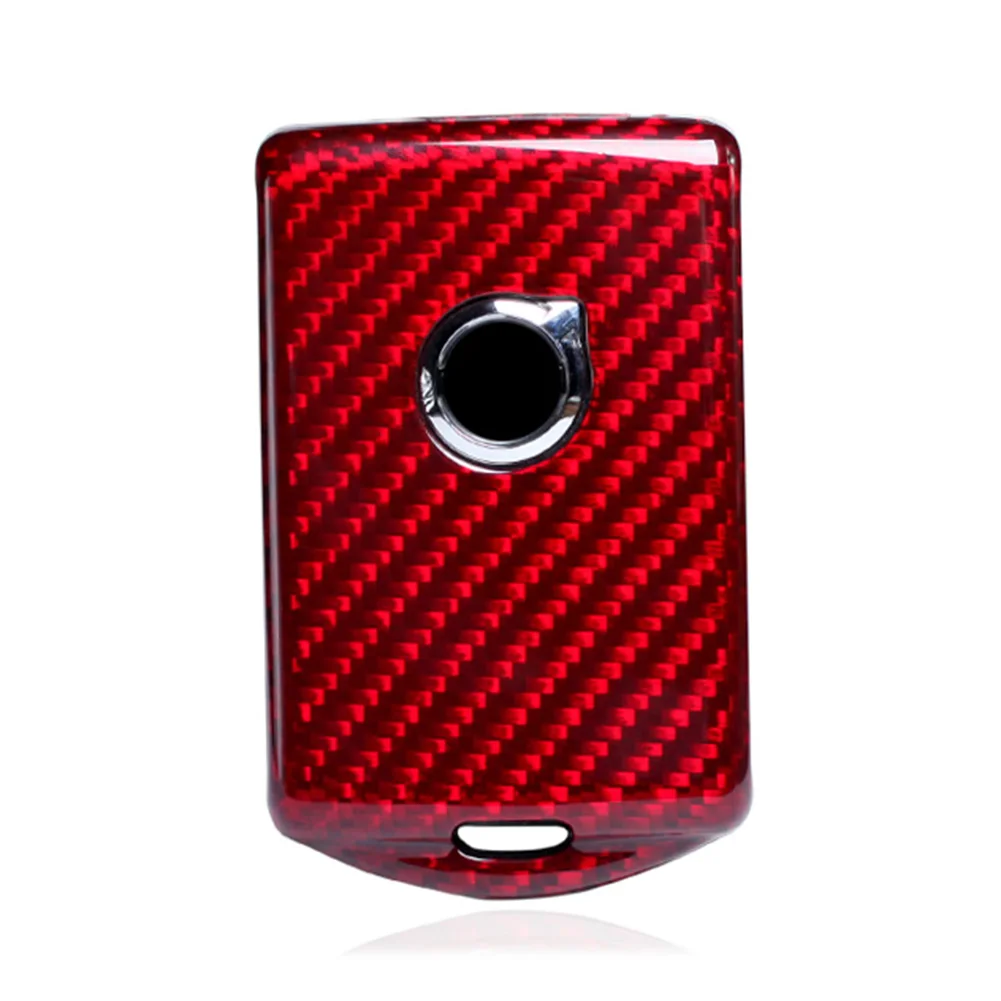 Real Carbon Fiber Remote Key Cover Case For VOLVO XC40 XC60 XC90 S90 V90 Car Accessories