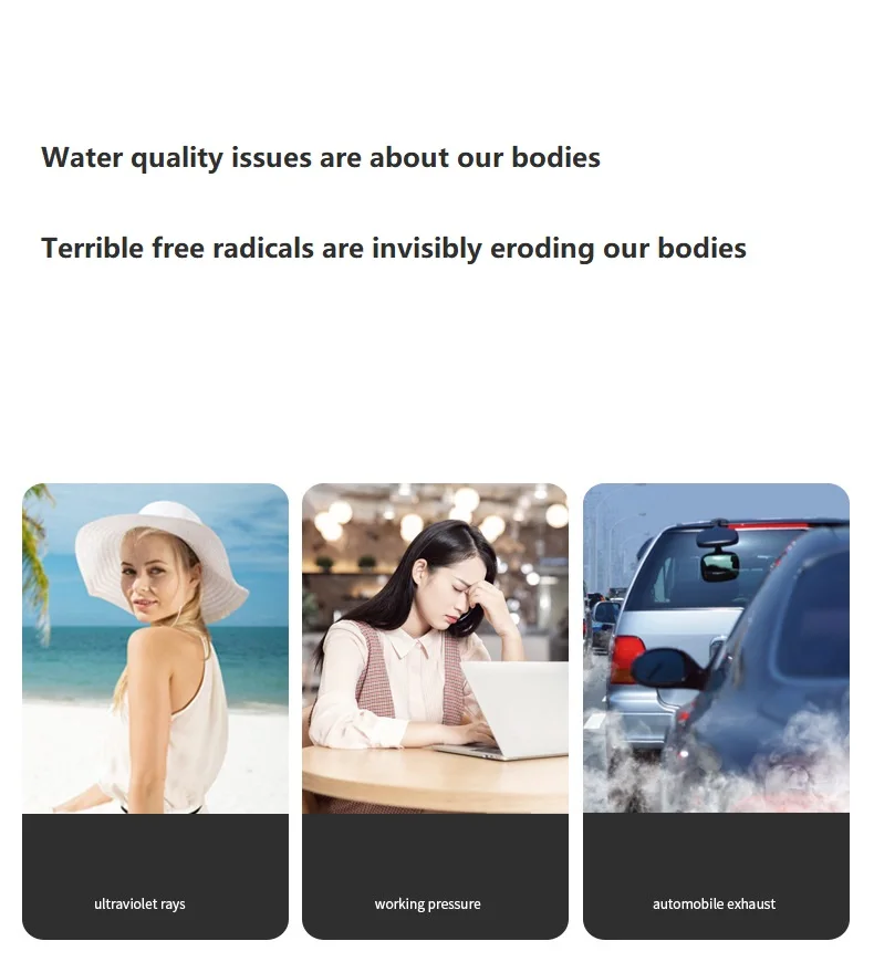 USB قابلة للشحن عالية التركيز الهيدروجين امتصاص العادم 420 مللي كوب الماء الغنية بالهيدروجين صانع المؤين/مولد