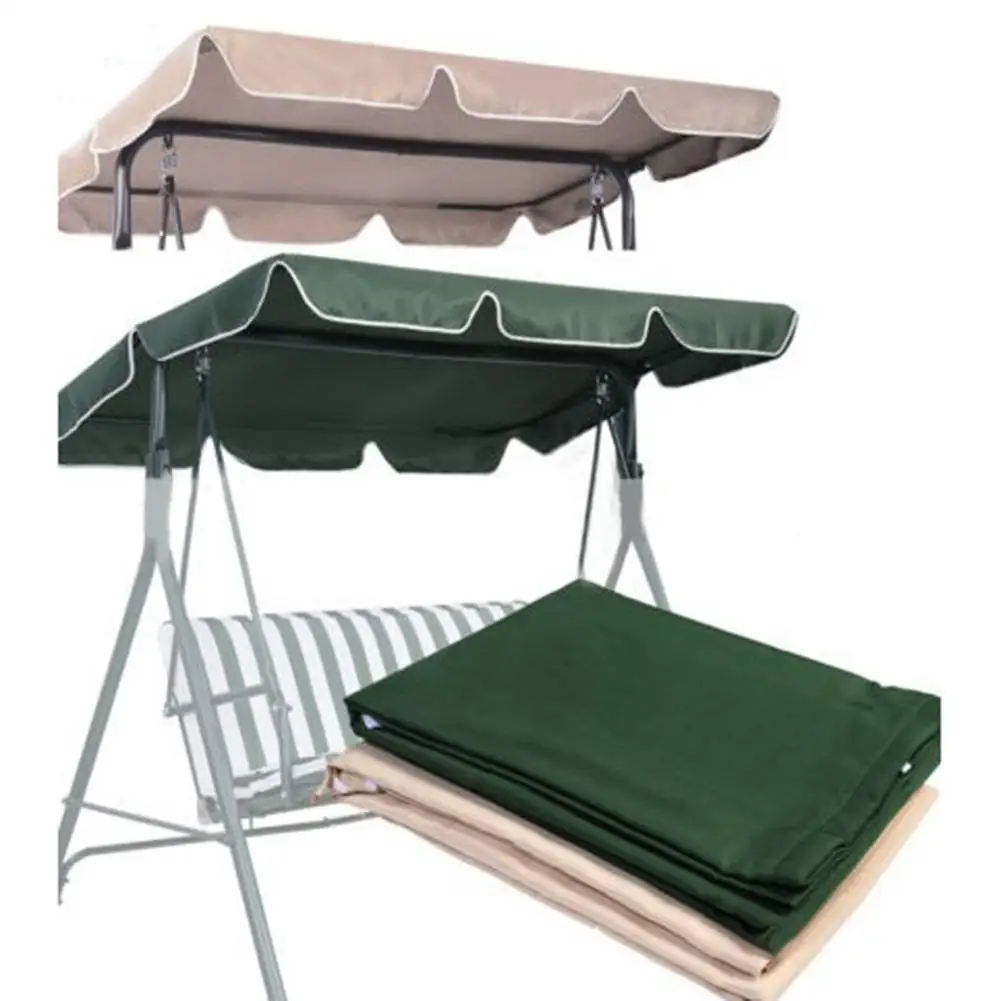 2Pcs/set Waterproof Swing Chair Top Rain Cover Park Swing Rain-Proof Seat Cover Outdoor Patio Swing Chair Dust Cover Shade Cloth