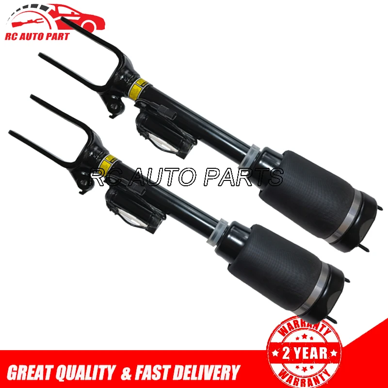 A pair Front Left and Right Air Suspension Shock Absorber For Mercedes Benz with ADS W164 ML350 ML500 1643206013 1643202213