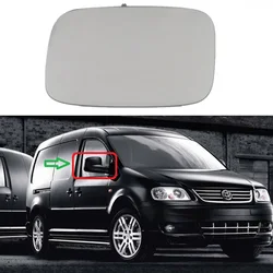 Right Side Mirror Glass For VW Caddy 2004 2005 2006 2007 2008 2009 2010 2011 Heated Wing Side Rear Mirror Glass